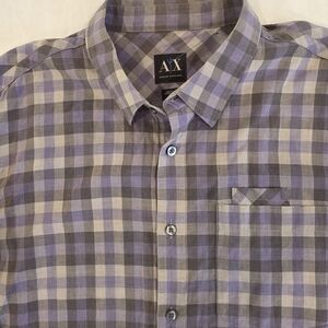 AX Armani Exchange Classic Designed A Occasions Shirt Men Size L